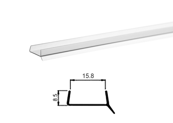 Профиль уплотнительный для ДСП 16мм, 18мм